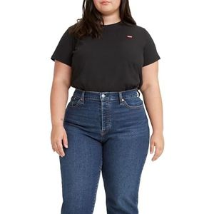 Levi's dames Plus Size The Perfect Tee, Mineral Black, 4XL