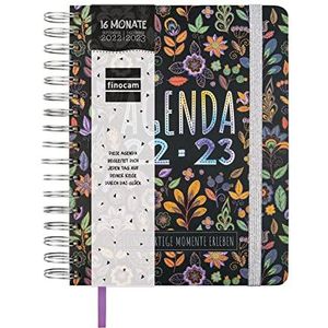 Finocam - Agenda 2022/2023 Vitae 16 maanden weekoverzicht horizontaal september 2022 tot december 2023 (16 maanden) zwart Duits