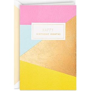 Hallmark Signature Verjaardagskaart voor Vrouwen (Happy Verjaardagsmaand)