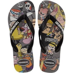 Havaianas - Top Warner Classics, comfortabele flip-flops, duurzaam en licht, zool met Warner Bros-figuren, antislipzool, volwassenen uniseks, Ice Grey, 33/34 EU