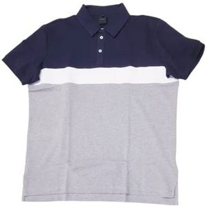 Geox Heren M Polo Shirt, Light Melange Grey/B, L, Licht Melange Grey/B, L