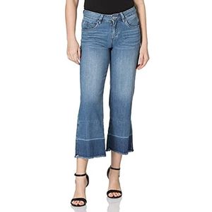 Timezone Dames Loose Coulottetz Cropped Jeans, Slick Blue Wash, 25W (Regular)