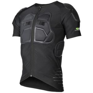 O'NEAL Beschermingsshirt | Motocross Enduro motorfiets | Elastische lichte beschermende jas, van polyurethaanschuim, mesh-inzetstuk | STV Short Sleeve Protector Shirt V.23 | Volwassenen | Zwart | XL