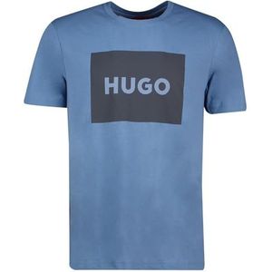 HUGO T-shirt voor heren, medium blauw, XS