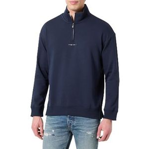 Teddy Smith S- loten heren sweater, Volledig marineblauw, S