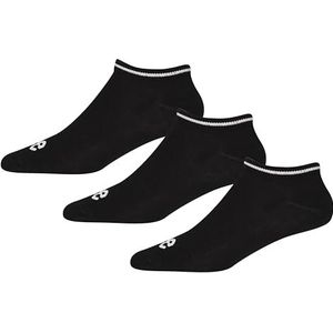 Lee Mannen Unisex Enkel Womens Designer Katoenen Sokken in Zwarte Schoenvoeringen, Zwart, 40-42 EU