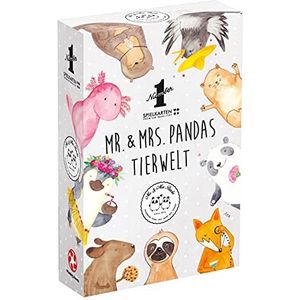 Winning Moves - Nummer 1 speelkaarten - Mr. & Mrs. Panda - kaartspel met Mr. & Mrs. Panda - leeftijd 8+ - Duits
