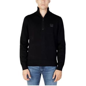 BOSS Heren Kanobix gebreide sweater, zwart 1, XL