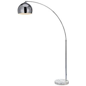 Versanora Curved Arquer LED standaard staande lamp chroom moderne verlichting VN-L00010, 31 x 110 x 174 cm