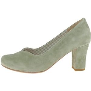 Hirschkogel Dames klederdrachtpumps, salie, 35 EU, groen (salie), 35 EU