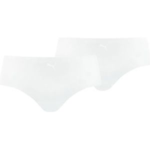 PUMA - WOMEN SEAMLESS HIPSTER - Slips - Wit - Set van 2