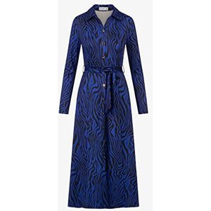 ApartFashion Apart jurk voor dames, met print, zwart-blauw, 40