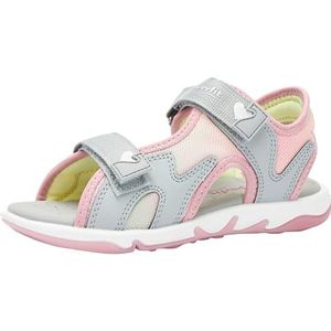 Superfit Pebbles Sandalen voor meisjes, Lichtgrijs roze 2500, 32 EU Weit