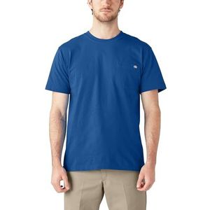 Dickies Zwaargewicht ronde hals met korte mouwen voor heren, Royal Blauw, XXL