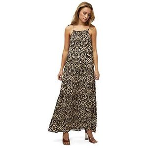 Desires dames Becike Maxi Halterneck Jurk Print Cubaanse zand L