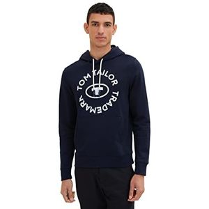 TOM TAILOR Uomini Sweatshirt 1035531, 10668 - Sky Captain Blue, XXL