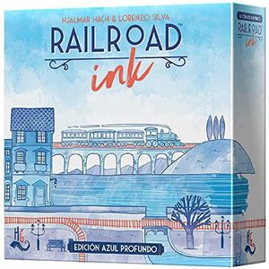 Asmodee Railroad Ink: Edition diepblauw - Spaanse kleur (HGRRI01ES