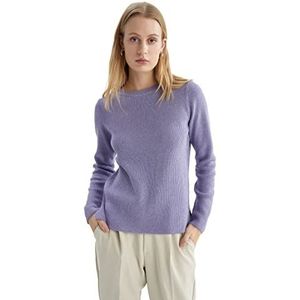 DeFacto Trui normale pasvorm voor dames - coltrui trui voor dames (LILA-350-13, XXL), Lila-350-13., XXL