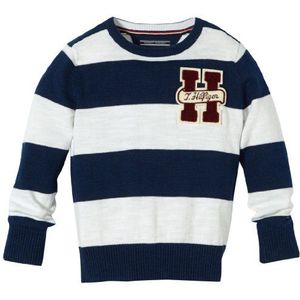 Tommy Hilfiger jongens pullover STRIPE CN SWEATER lange mouwen / E557119534