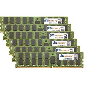 192GB (6x32GB) Kit RAM geheugen compatibel met Apple MacPro 16-Core 3,2GHz (2019) DDR4 RDIMM 2933MHz PC4-23400R