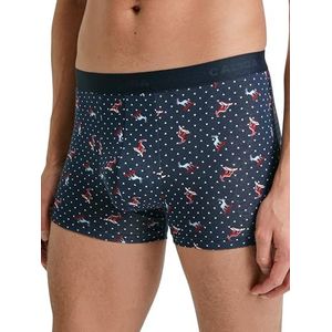 CALIDA Family & Friends New Boxer Dark Sapphire, maat 46-48, Dark Sapphire, 46-48