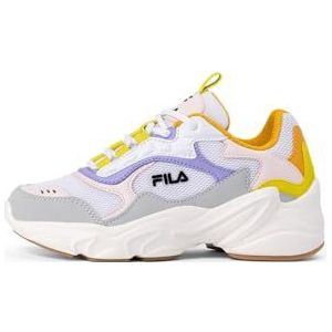 FILA Collene CB Kids Sneakers voor meisjes, wit, slanke, zoete lavendel, 29 EU