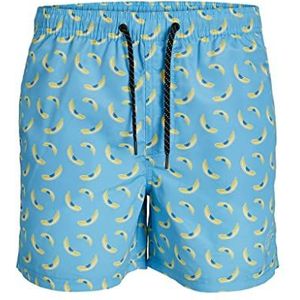 JACK & JONES JPSTFIJI JJSWIM Grappige zwemshorts, ethereal Blue, M, Ethereal Blue, M