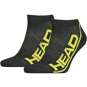 HEAD Sneaker (Pack van 2), Donkergrijs/Lime, 40-42 EU