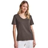Street One - Dames Basic Shirt - Bruin