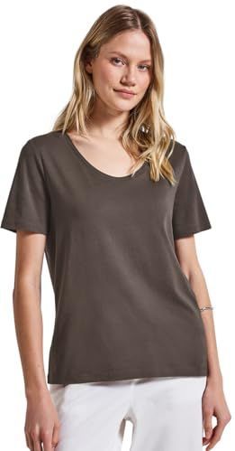 Street One - Dames Basic Shirt - Bruin