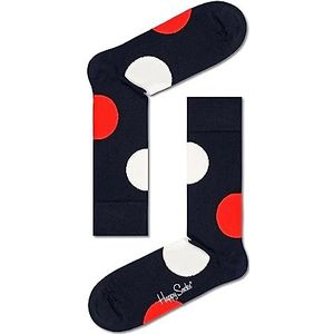 Happy Socks Jumbo Dot Sok, Blauw, Medium-Large