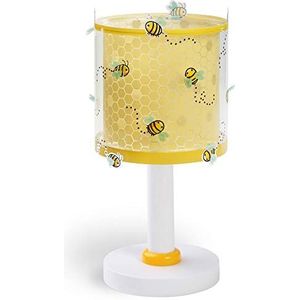 Dalber 71091 A++ tot C, Bee Happy Bijen tafellamp, plastic, E27, meerkleurig, 15 x 15 x 30 cm