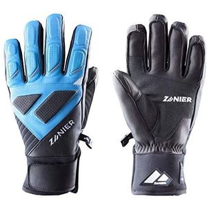 Zanier Unisex – volwassenen 21088-2045-8 handschoenen, zwart, turquoise, 8