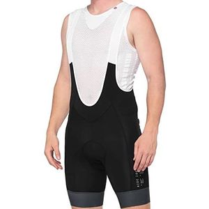 100% MTB WEAR EXCEEDA Bib Shorts L Culotte, volwassenen, uniseks, zwart/houtskool (meerkleurig)