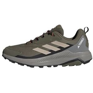 adidas Heren Terrex Anylander Wandelschoen Non-Football Low, Olive Strata Wonder Beige Kern Zwart, 48 EU