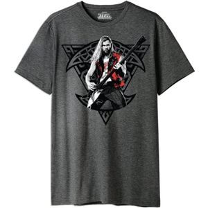 Marvel METLATMTS011 T-shirt, antraciet, S, Antraciet, S