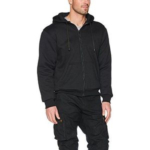 Capuchontrui/hoodie voor motorrijders, 100% Kevlar, beschermers, kleur zwart, maat 4XL