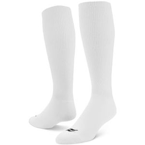 Sof Sole Football Over-the-Calf Team Athletic Performance Socks (2 Pair), Large, White