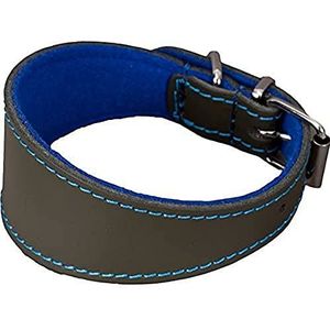 ARPPE 195466050157 Greyhound Necklace or Leather Felt Orinoco, Blue and Dark Green