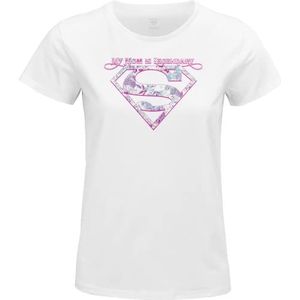 dc comics Supergirl - My Mom is Legendary WOSUPGOTS096 T-shirt dames, wit, maat L, Wit, L