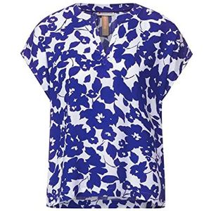 Street One Dames A343122 Blouse, Intense Blue, 36