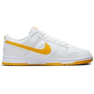 Nike Dunk Low Retro Herensneakers, 41 EU, White University Gold Summit White, 41 EU