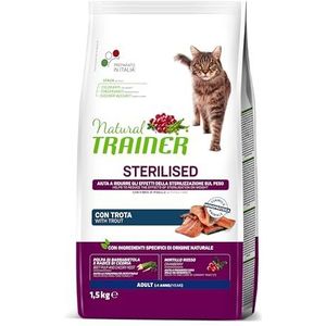 Trainer Gesteriliseerd kattenvoer – monoproteïneformule – met forel – 1,5 kg