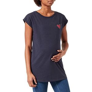 ESPRIT Maternity Dames T-shirt met korte mouwen, Night Sky Blue - 485, 34