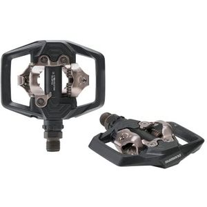 SHIMANO Pdme700, pedaal PD-ME700 SPD + SM-SH51 Unisex volwassene, zwart, 9/16 inch