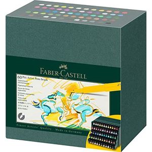 Faber-Castell PITT Artist Pen Brush India Ink Pen - Studio Box van 60