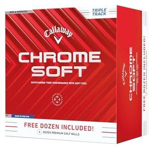 Callaway Chrome Soft 2024 Triple Track - 4 voor 3 Pack