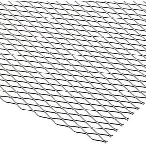 Ess Profiles 1177584 plaat, grijs, 16 x 8 mm, 0,8 mm, 100 x 50 cm
