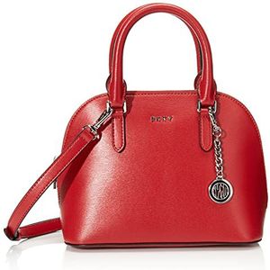 DKNY Dames Bryant Dome Satchel, One Size, Rood, Eén maat