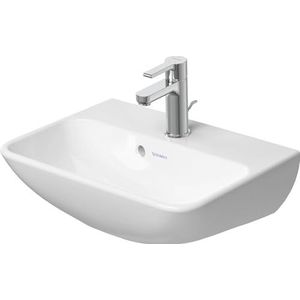 Duravit Handwastafel ME by Starck, 45 cm, van keramiek, wit met WonderGliss, 1 kraangat